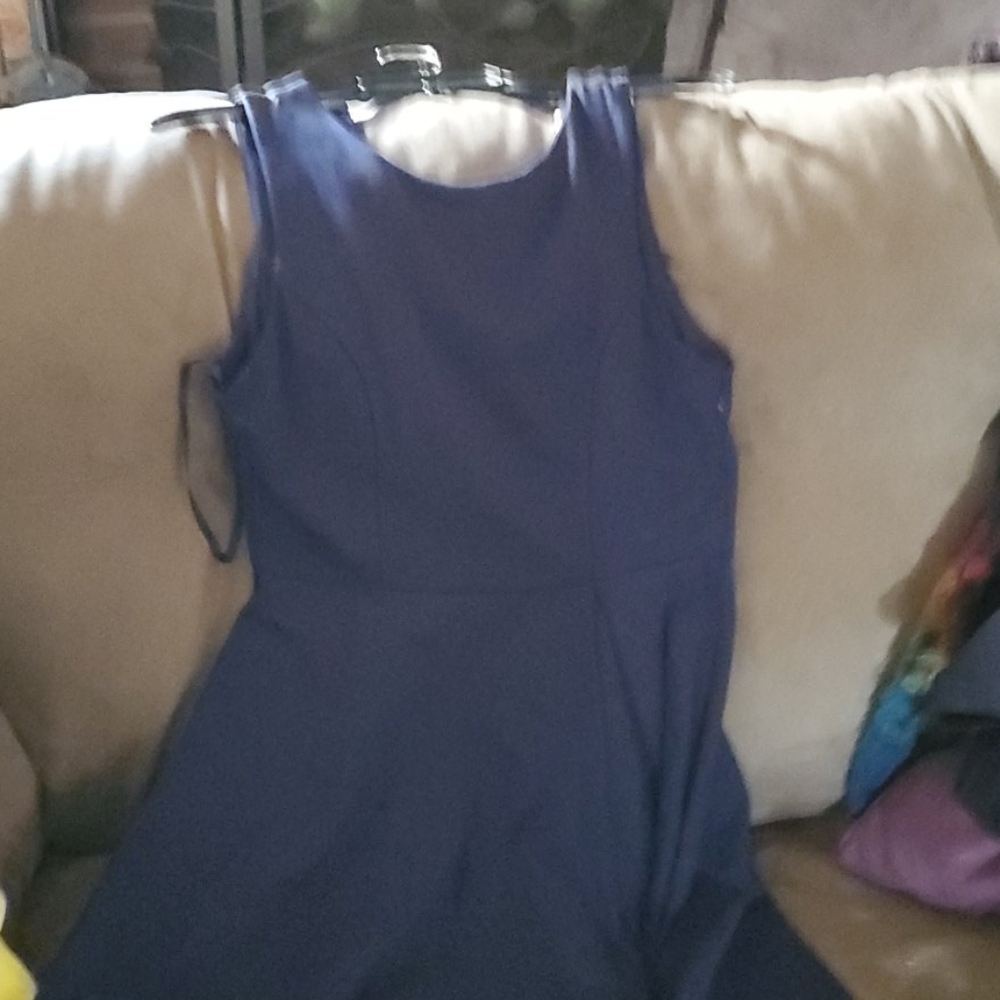 Navy blue dress